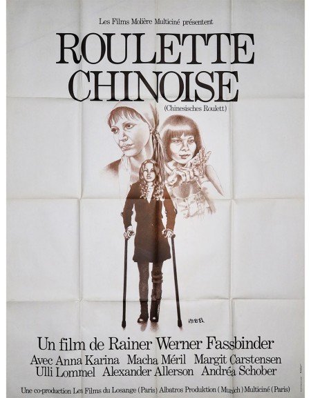 Roulette chinoise — affiche originale française 120x160...