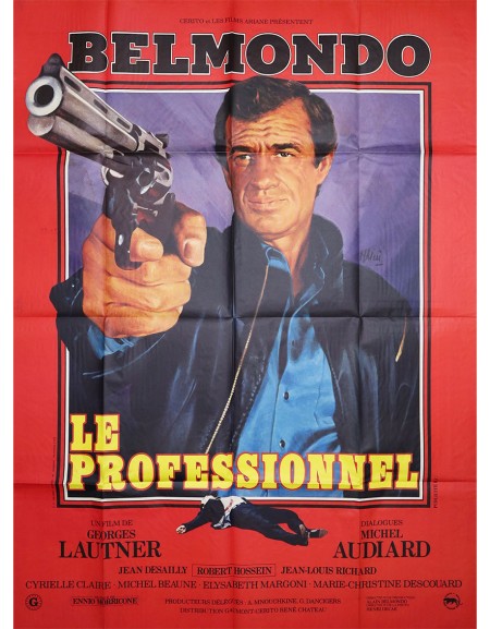 Le Professionnel — affiche originale française 120x160 cm...