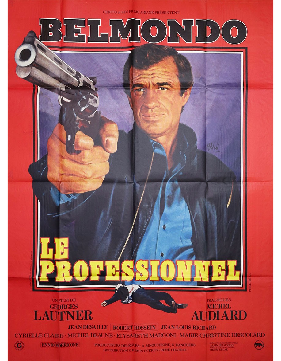 Le Professionnel — affiche originale française...