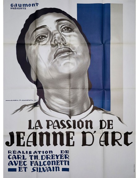 La Passion de Jeanne d'Arc — affiche originale française...