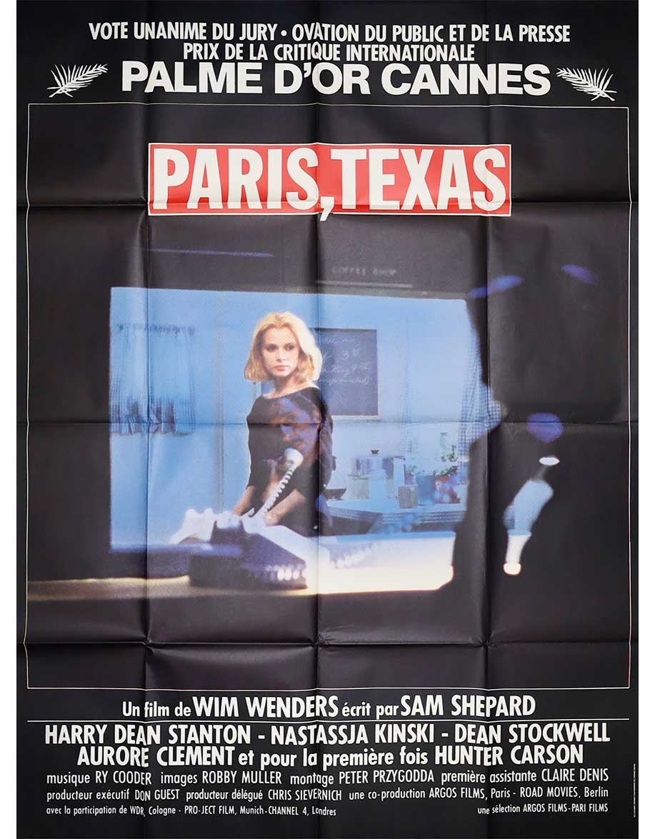 Paris, Texas — affiche originale française...