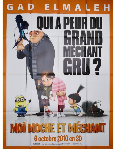 Moi, moche et méchant - 120x160 cm - pliée