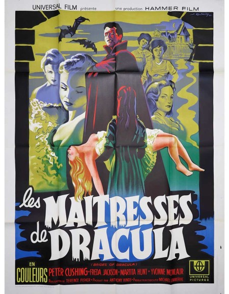 Les maîtresses de Dracula - 120x160 cm - pliée