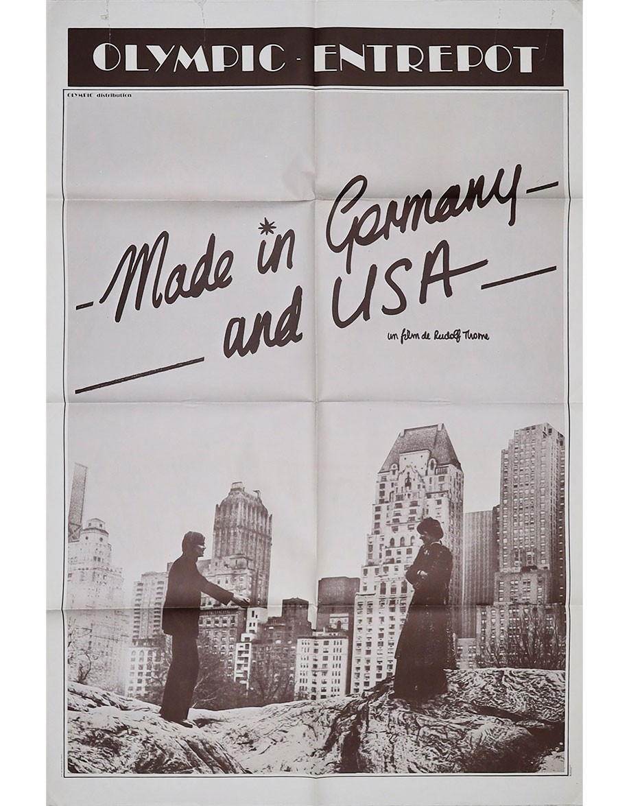 Made in Germany and USA — affiche originale...