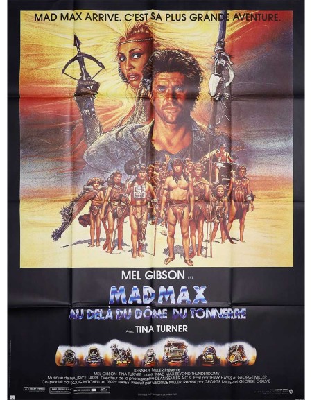 Mad Max : Au delà du dome du tonnerre - 120x160 cm - pliée
