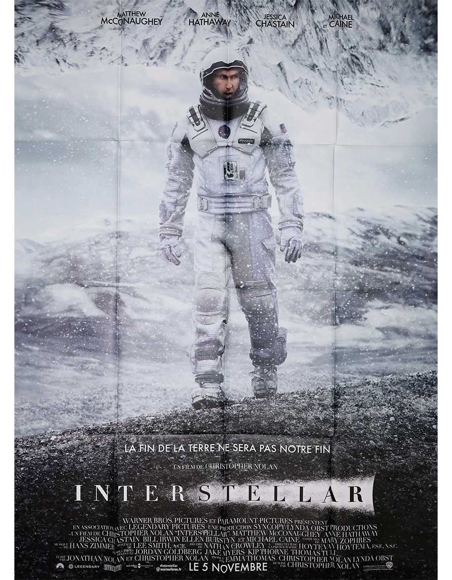Interstellar — affiche originale française...