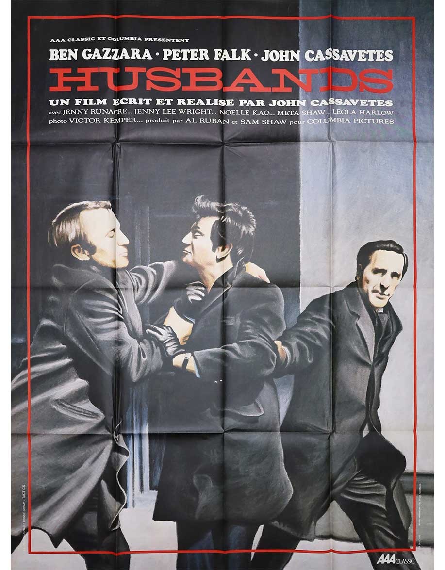 Husbands — affiche originale française 120x160...