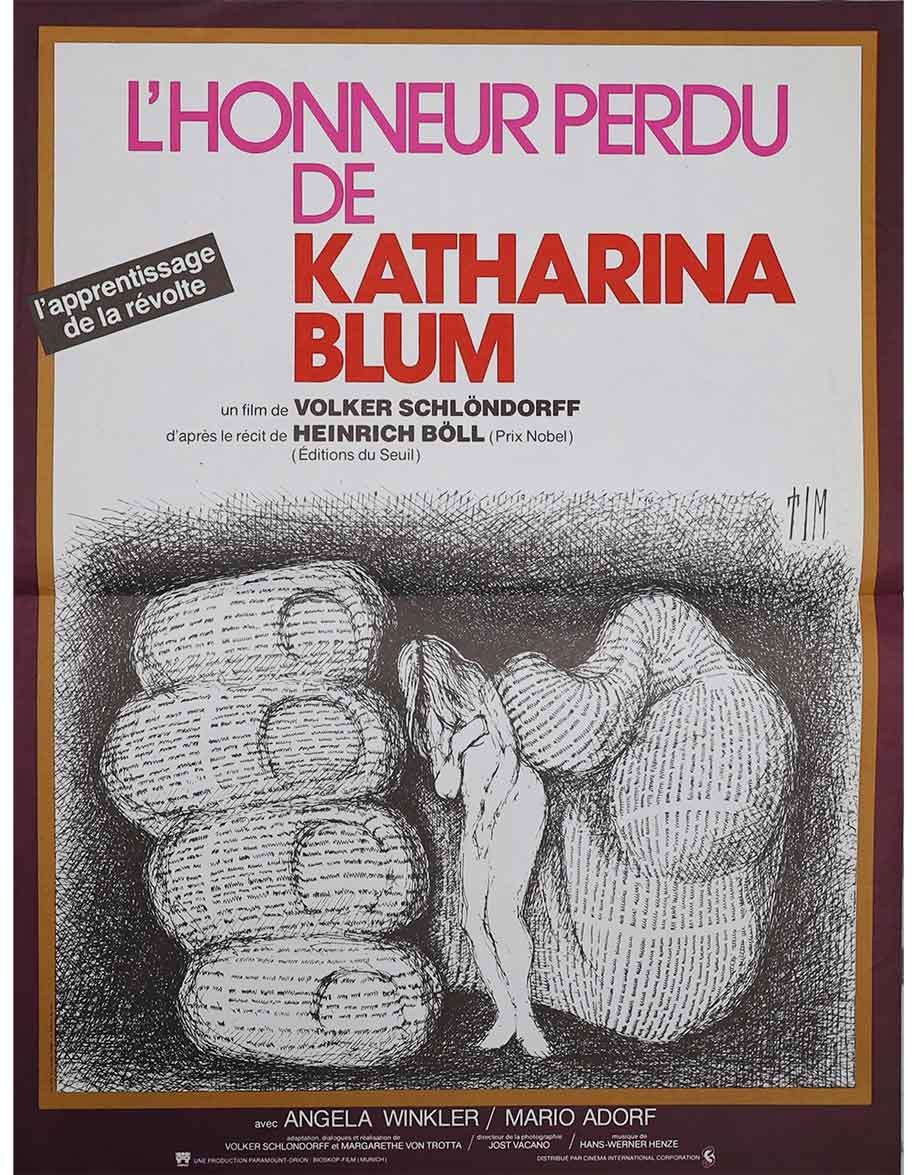 L'honneur perdu de Katharina Blum - 40x53 cm -...