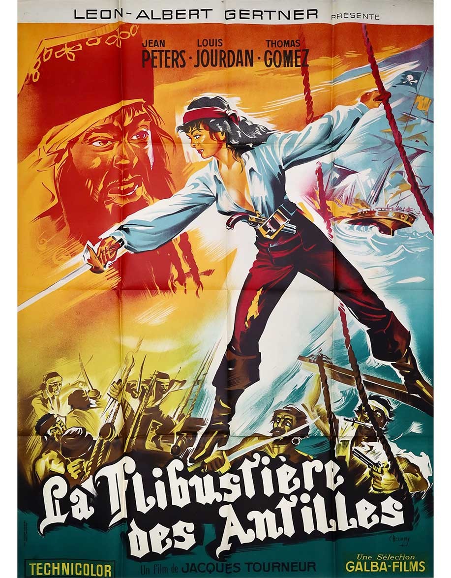 La Flibustière des Antilles — affiche originale...