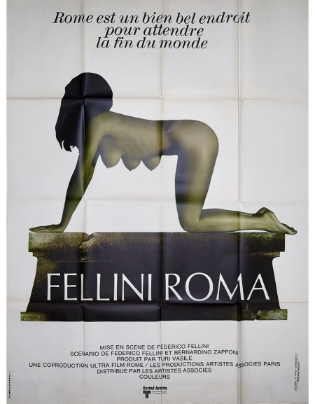 Fellini Roma - 120x160 cm - pliée
