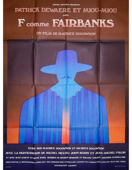 F comme Fairbanks - 120x160 cm - pliée