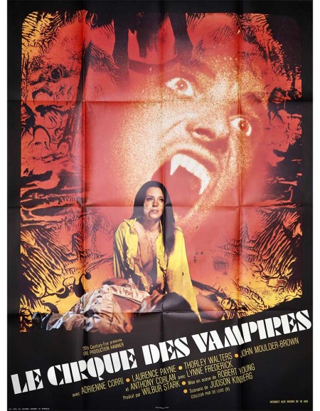 Le cirque des vampires - 120x160 cm - pliée