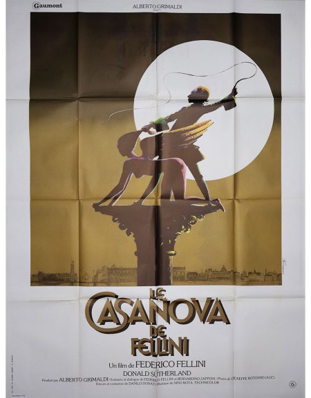 Le Casanova de Fellini — affiche originale française...