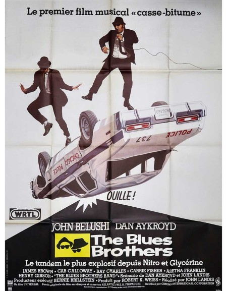 Les blues brothers - 120x160 cm - pliée