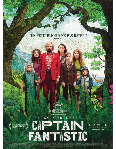 Captain Fantastic — affiche originale française 40x53 cm...