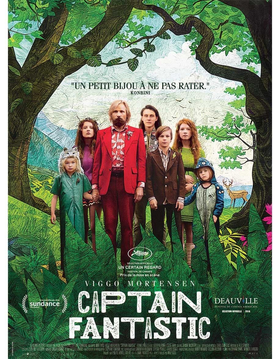 Captain Fantastic — affiche originale française...