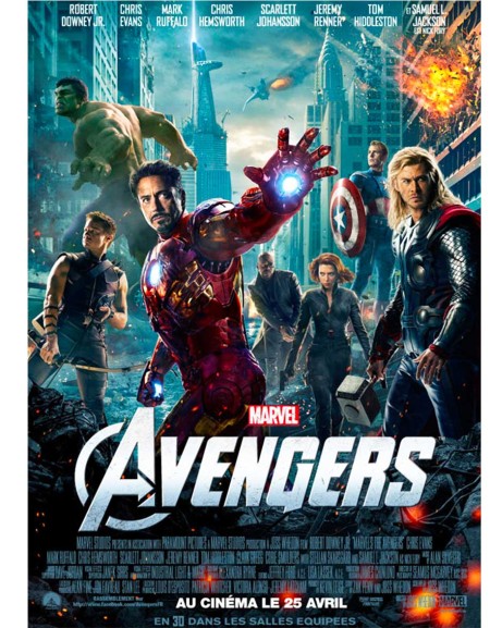 Avengers — affiche originale française 40x53 cm (2012) |...