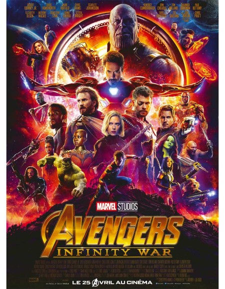 Avengers: Infinity War — affiche originale française...