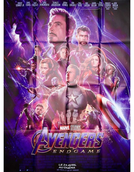 Avengers 4 : Endgame - 120x160 cm - pliée
