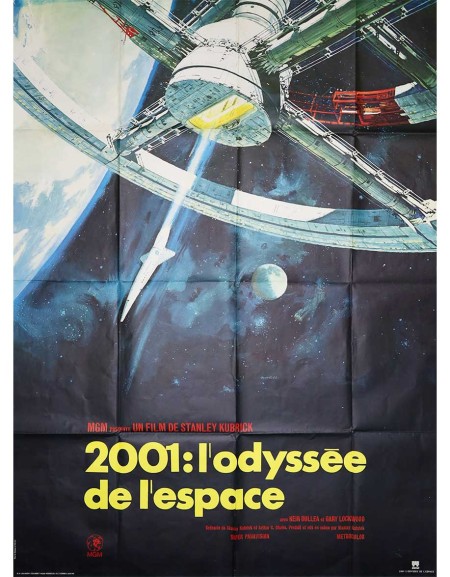 2001, L'Odyssée de l'Espace - 120x160 cm - pliée