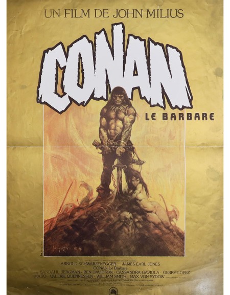 Conan le barbare - 40x53 cm - pliée