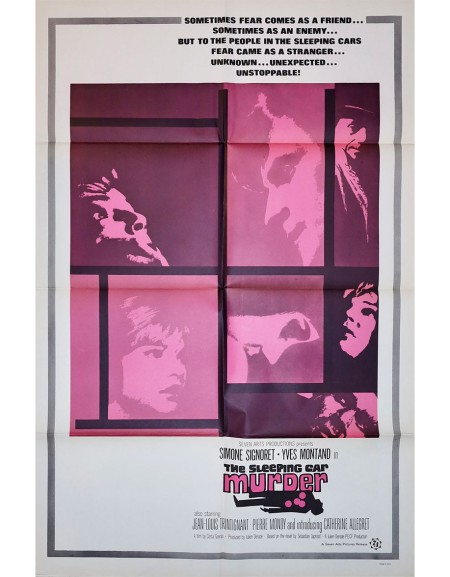 Compartiment Tueurs — affiche originale américaine 69×104...