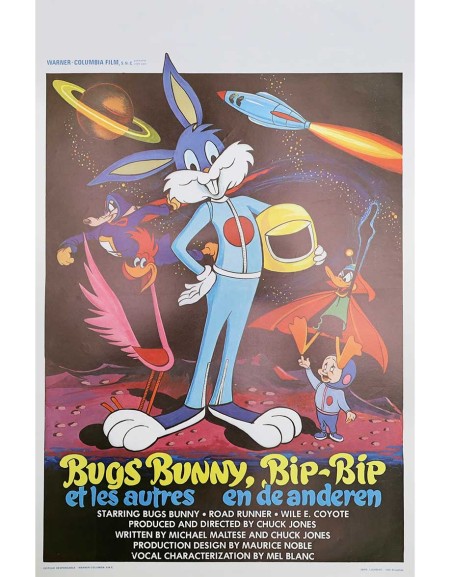 Bugs Bunny, Bip Bip et les autres - 35x55 cm - roulée