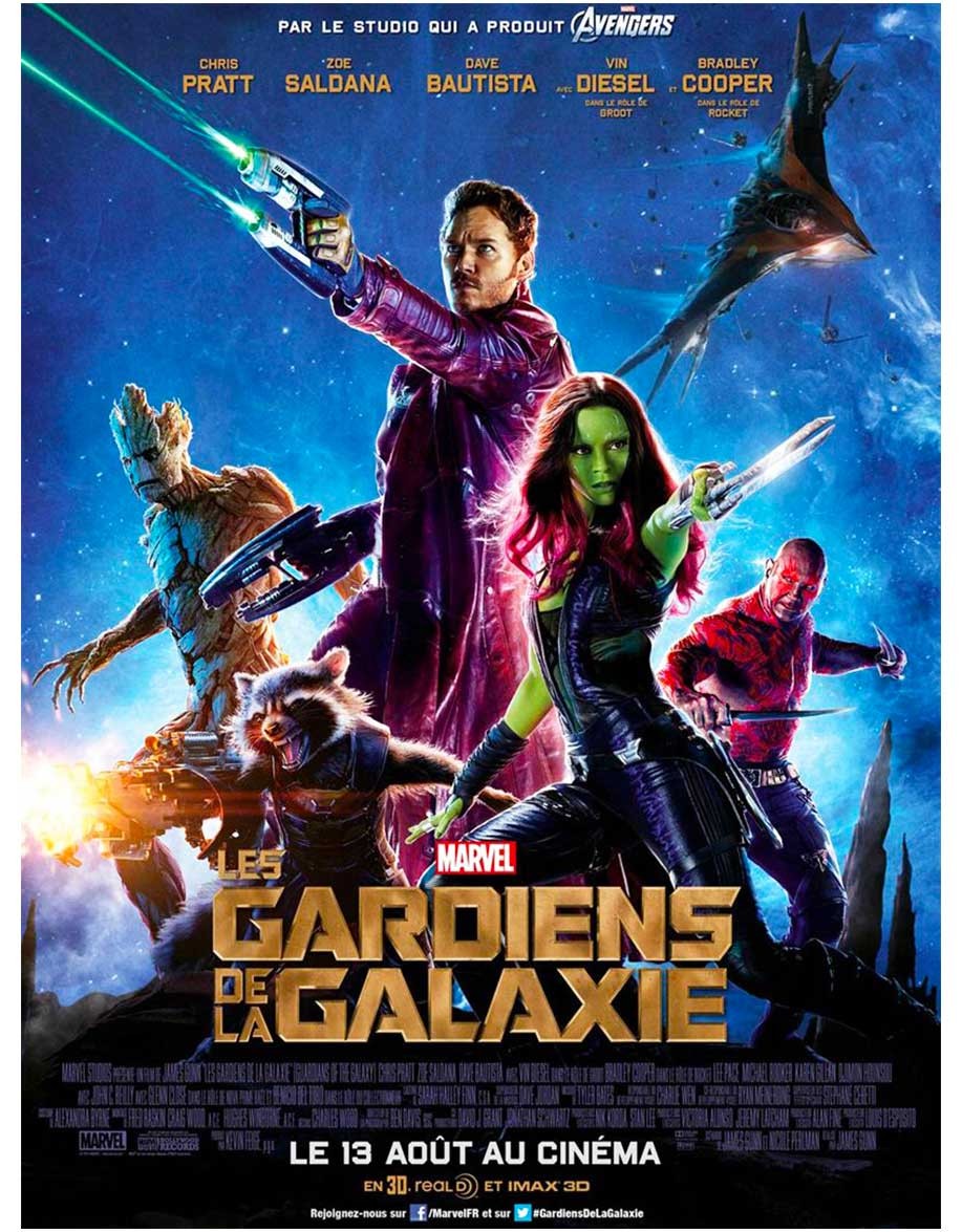 Les Gardiens de la Galaxie — affiche originale...
