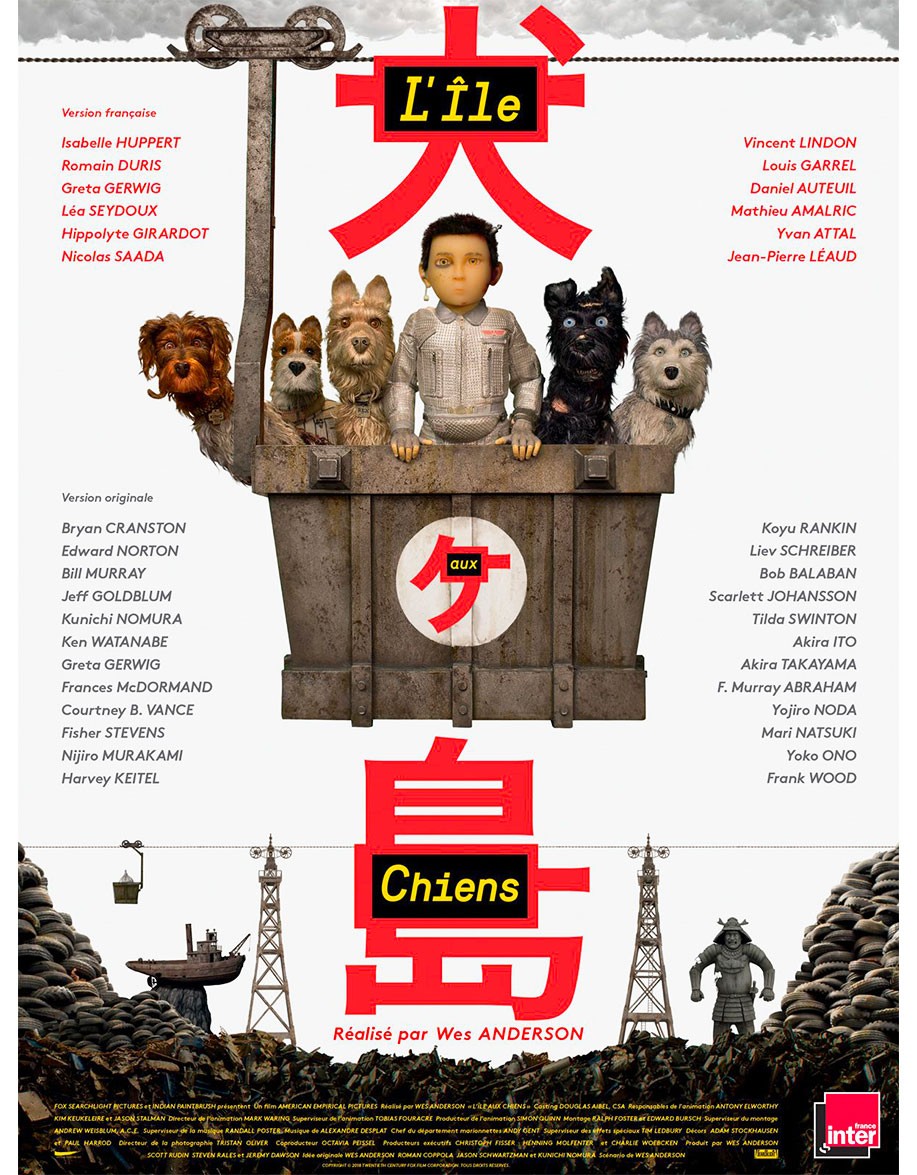 L'Île aux Chiens — affiche originale française...