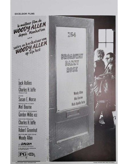 Broadway Danny rose - 35x55 cm - roulée