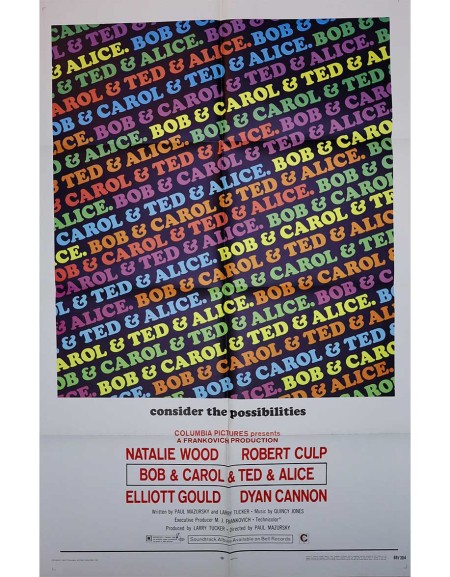 Bob et Carole et Ted et Alice - 69x104 cm - pliée