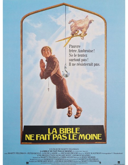La bible ne fait pas le moine - 40x53 cm - pliée