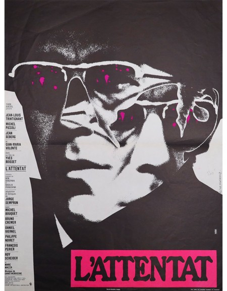 L'attentat - 40x53 cm - pliée