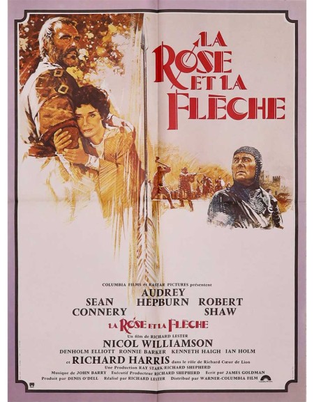 La rose et la flèche - 60x80 cm - pliée