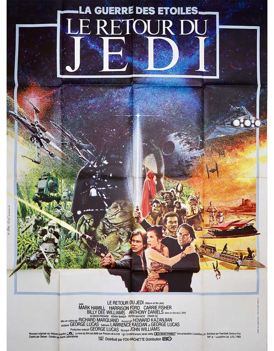Le Retour du Jedi - 120x160 cm - pliée