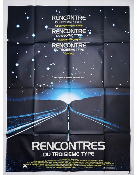 Rencontres du 3ème Type — affiche originale française...