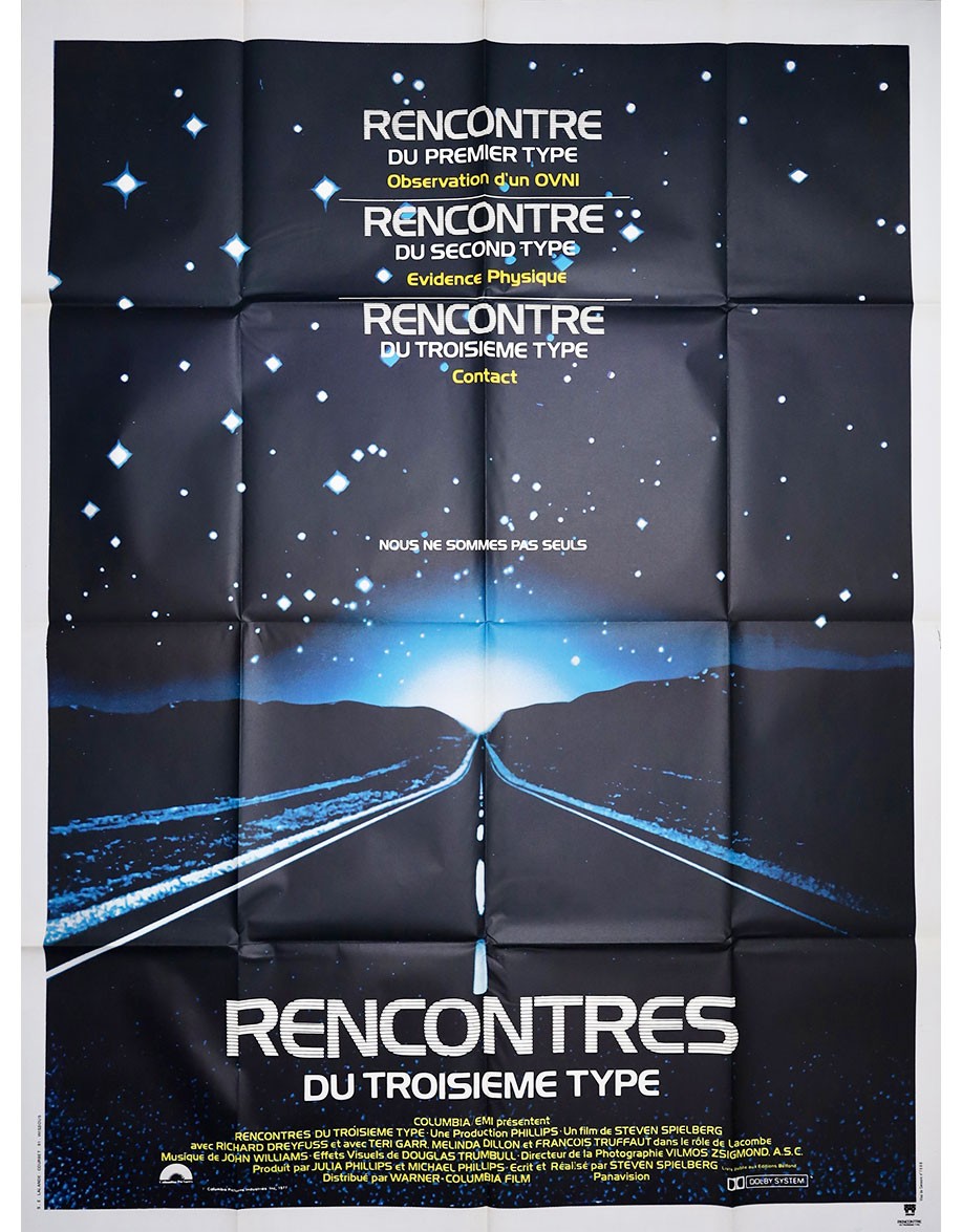 Rencontres du 3ème Type — affiche originale...