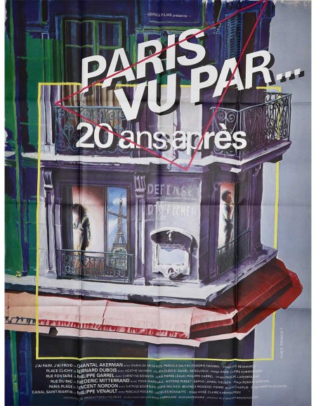 Paris vu par, 20 ans après - 120x160 cm - pliée