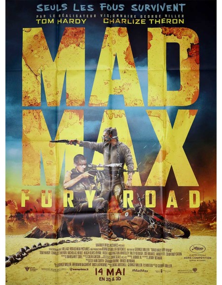 Mad Max : Fury road - 120x160 cm - pliée