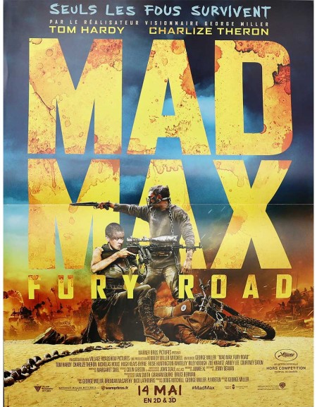 Mad Max : Fury road - 40x53 cm - pliée