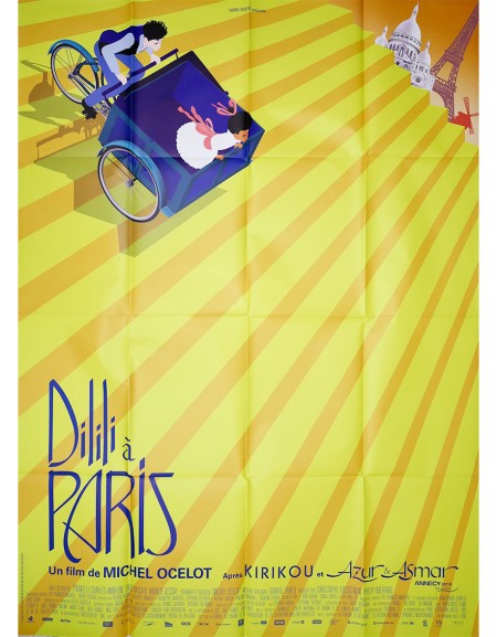 Dilili à Paris - 120x160 cm - pliée