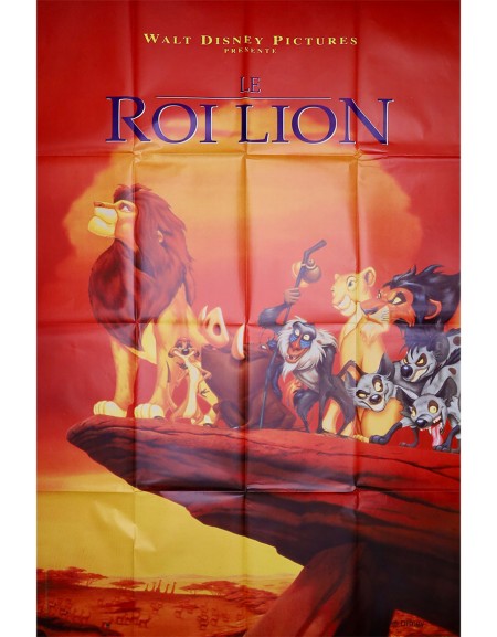 Le roi lion - 120x160 cm - pliée