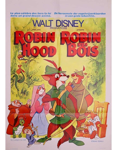 Robin des bois - 70x100 cm - pliée