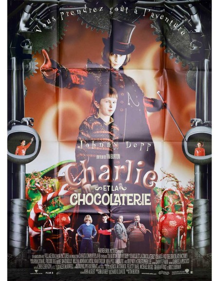 Charlie et la chocolaterie - 120x160 cm - pliée