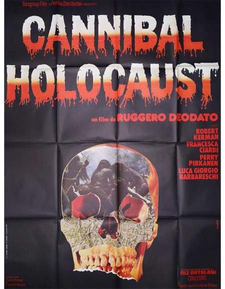 Cannibal holocaust - 120x160 cm - pliée