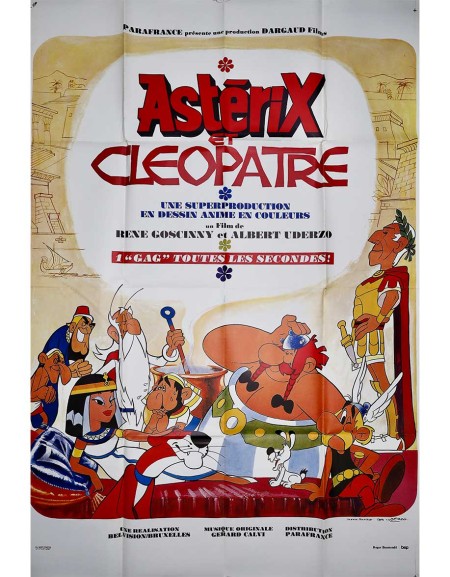Astérix et Cléopâtre - 120x160 cm - pliée
