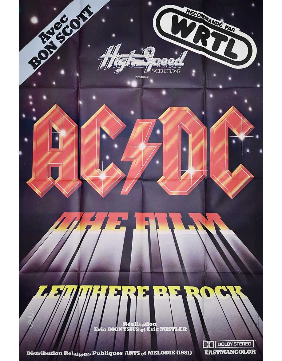 AC/DC The film : Let there be rock - 120x160 cm...