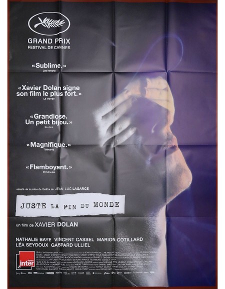 Juste la fin du monde - 120x160 cm - pliée