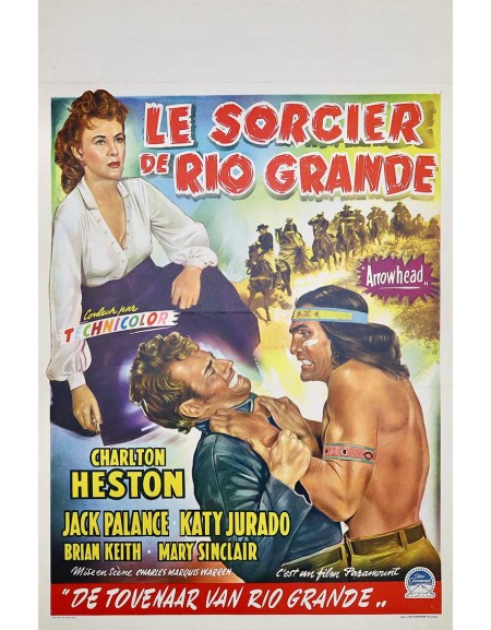 Le sorcier du Rio Grande - 35x55 cm - pliée