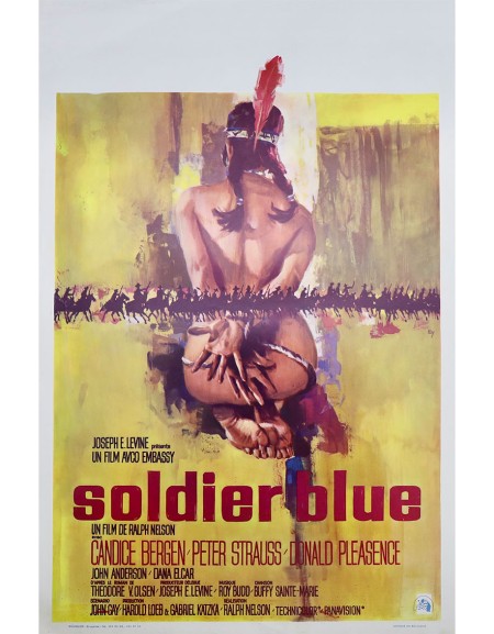 Le soldat bleu - 35x55 cm - roulée